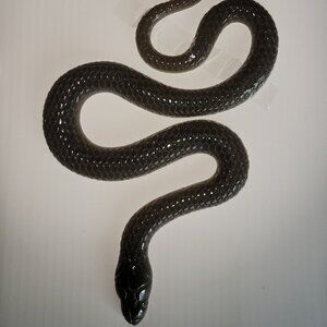 SNAKE winder GRAY grey Resin Figurine New collectible animal reptile HANDMADE